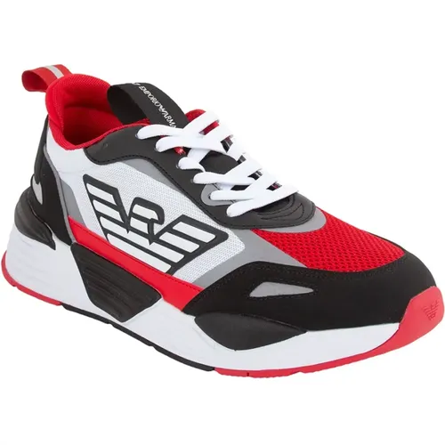 Sneakers , male, Sizes: 8 2/3 UK - Emporio Armani EA7 - Modalova