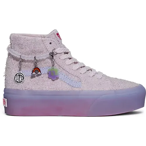 Colorful High Top Sneakers , female, Sizes: 4 1/2 UK - Vans - Modalova