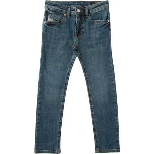 Kinder Niedrige Taille Straight-Fit Denim Jeans - Diesel - Modalova