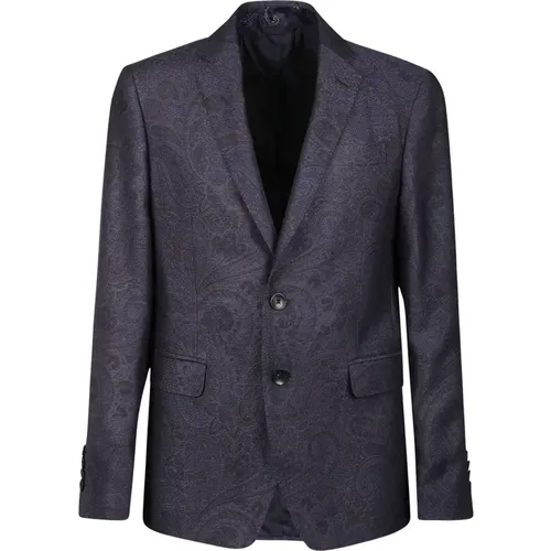 Slim Semitraditional Jacket , male, Sizes: M, S - ETRO - Modalova