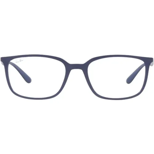 Matte Blaue Sonnenbrille für Herren - RX 7208 , Herren, Größe: 54 MM - Ray-Ban - Modalova