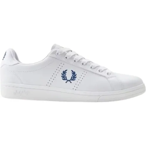 Frottee Sneakers mit Lorbeer Detail , Herren, Größe: 43 EU - Fred Perry - Modalova