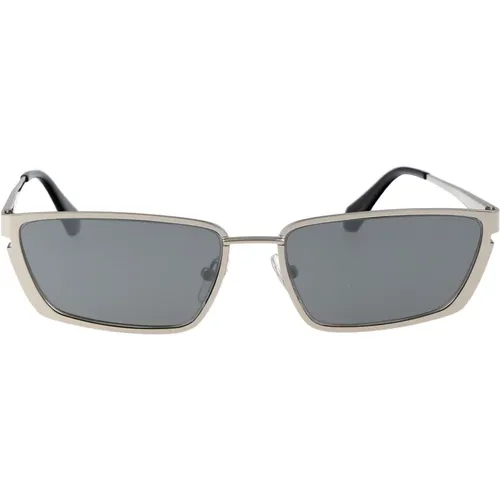Stylish Richfield Sunglasses , unisex, Sizes: 56 MM - Off White - Modalova