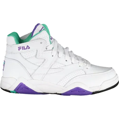 Sportliche High-Top Sneaker mit Kontrastdetails , Damen, Größe: 39 EU - Fila - Modalova