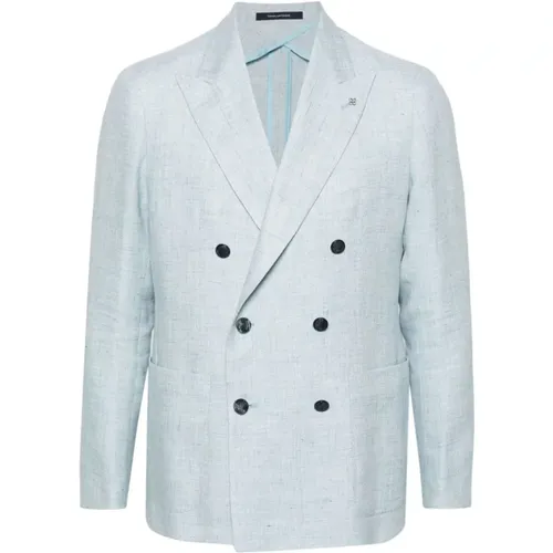 Montecarlo Blazer Double-Breasted , male, Sizes: M - Tagliatore - Modalova