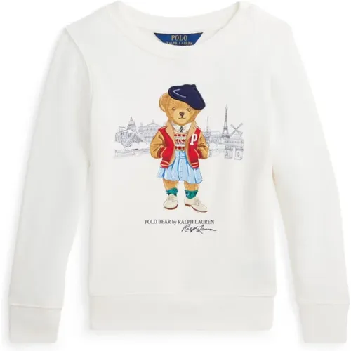 Kinder Polo Bear Pullover Weiß - Ralph Lauren - Modalova