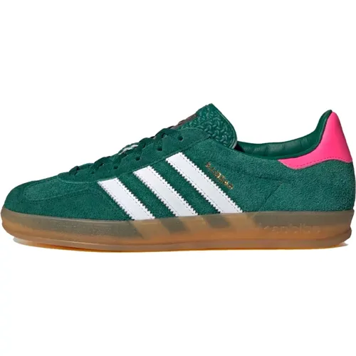 Gazelle Indoor Grün Rosa Sneaker , Damen, Größe: 41 1/3 EU - Adidas - Modalova
