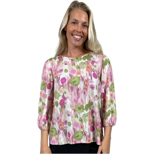 Floral Blouse Sammy.Sp24 Rose , female, Sizes: L, 2XL, XL, M, S - 2-Biz - Modalova