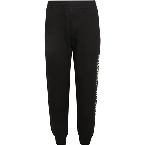 Cotton Jogger Trousers , male, Sizes: M - alexander mcqueen - Modalova