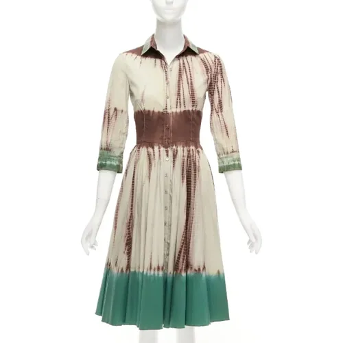 Pre-owned Cotton dresses , female, Sizes: XS - Prada Vintage - Modalova