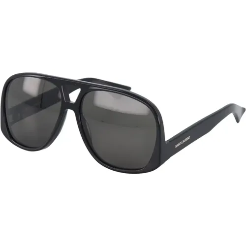 Aviator Sonnenbrille Solace Schwarz - Saint Laurent - Modalova