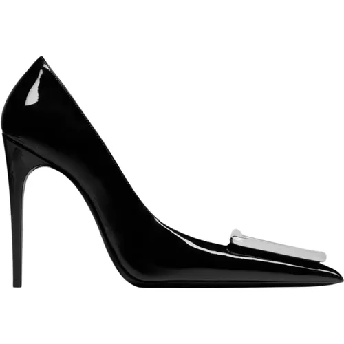 Avenue 110mm Lederpumps - Saint Laurent - Modalova