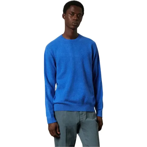 Luxuriöser Cashmere Crewneck Pullover , Herren, Größe: M - Massimo Alba - Modalova