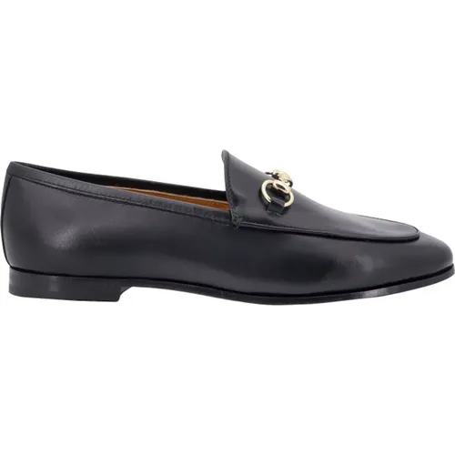Loafer Shoes with Iconic Metal Horsebit , female, Sizes: 5 UK, 7 UK, 8 UK, 4 UK - Gucci - Modalova