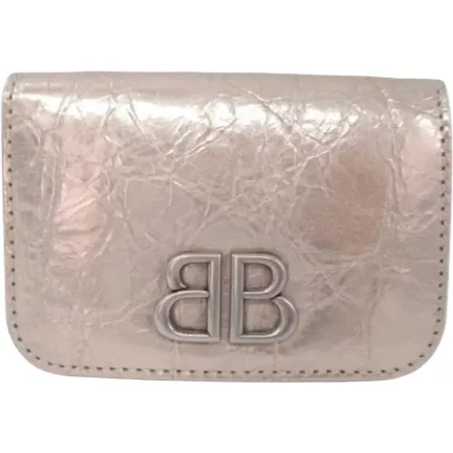 Pre-owned Leather wallets , female, Sizes: ONE SIZE - Balenciaga Vintage - Modalova