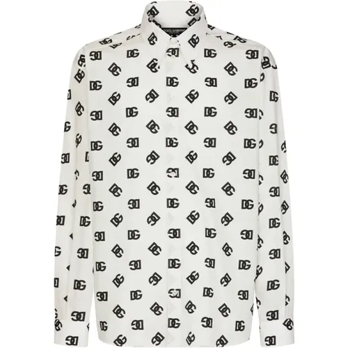 Havan Shirt , male, Sizes: XL, 2XL, M, L - Dolce & Gabbana - Modalova