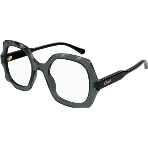 Square Optical Glasses in Grey , unisex, Sizes: L - Chloé - Modalova