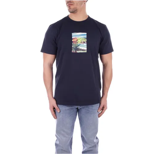 T-shirts and Polos , male, Sizes: S, M, L, XL - Woolrich - Modalova
