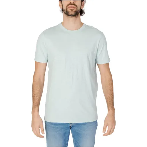Herren T-Shirt Frühling/Sommer Kollektion 100% Baumwolle , Herren, Größe: XL - Boss - Modalova