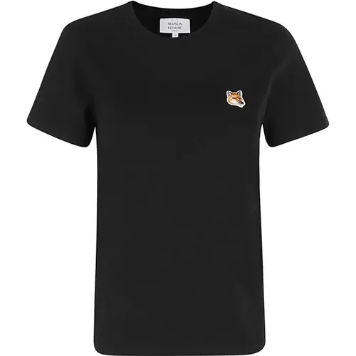 Fox Head Patch T-shirt , Herren, Größe: S - Maison Kitsuné - Modalova