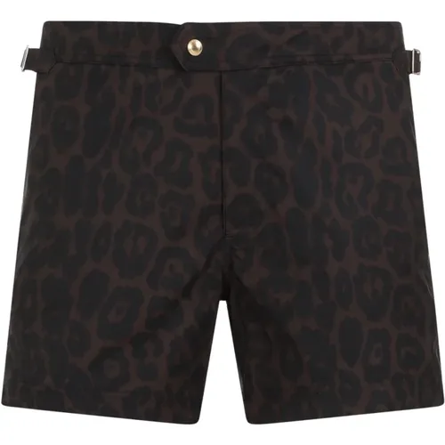 Cheetah Swimwear , male, Sizes: M - Tom Ford - Modalova