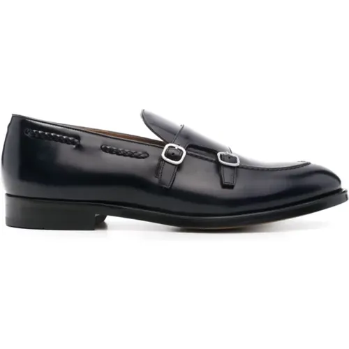 Flat Shoes Double Buckle Fastening , male, Sizes: 10 UK, 8 1/2 UK, 9 1/2 UK, 7 UK - Doucal's - Modalova