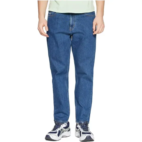 Blaue Boyfriend Jeans - Isaac , Herren, Größe: W31 L32 - Tommy Jeans - Modalova