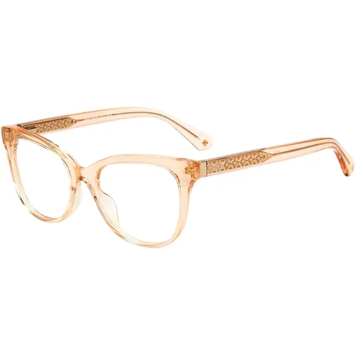 Peach Nevaeh Eyewear Frames , female, Sizes: 50 MM - Kate Spade - Modalova