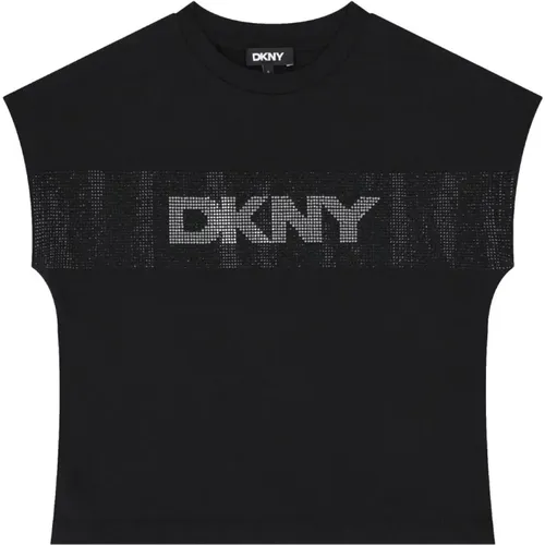 Iconic Logo T-Shirt aus Baumwolle - DKNY - Modalova