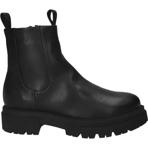 Klassische Schwarze Chelsea Boots , Damen, Größe: 36 EU - Blackstone - Modalova