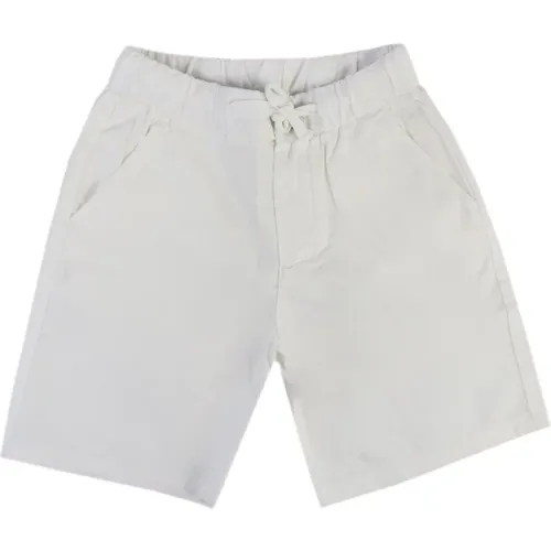 Weiße Elastische Bermuda-Shorts - Sun68 - Modalova