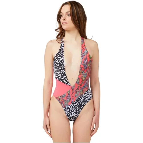 Fuchsia Polyester Swimwear , female, Sizes: M, S, L - Custo Barcelona - Modalova