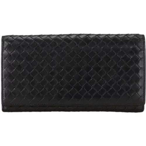 Pre-owned Leather wallets , female, Sizes: ONE SIZE - Bottega Veneta Vintage - Modalova