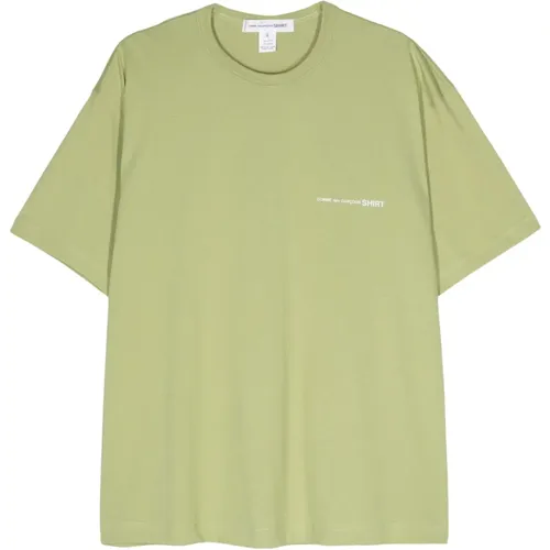 Khaki Knit T-Shirt for Men , male, Sizes: M, L, XS, S - Comme des Garçons - Modalova