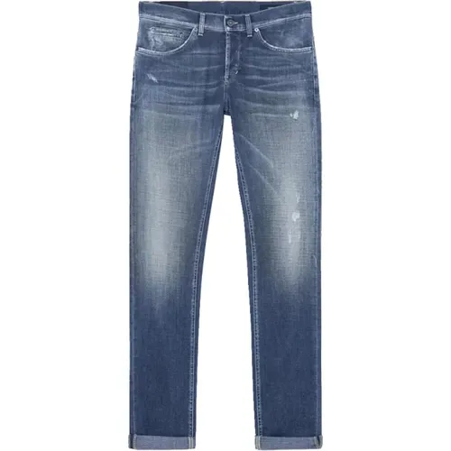 Klassische Blaue Denim Jeans Dondup - Dondup - Modalova
