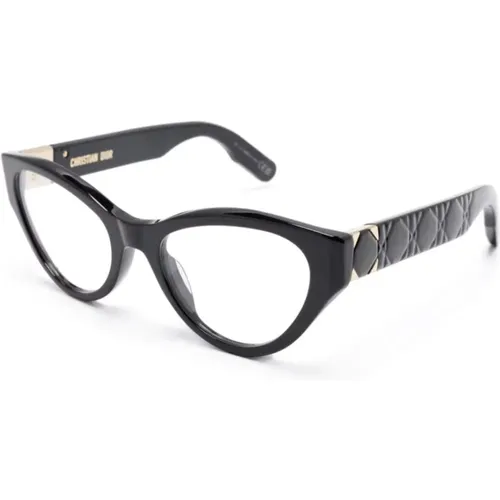 Klassische Schwarze Optische Brille , Damen, Größe: 52 MM - Dior - Modalova