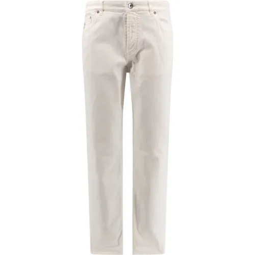 Traditional Fit Trousers , male, Sizes: S, M - BRUNELLO CUCINELLI - Modalova