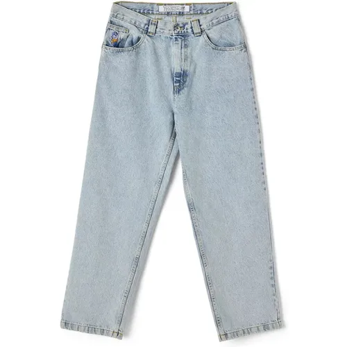 Unisex Denim Jeans , male, Sizes: W30, W34, W36, W32 - Polar Skate Co. - Modalova