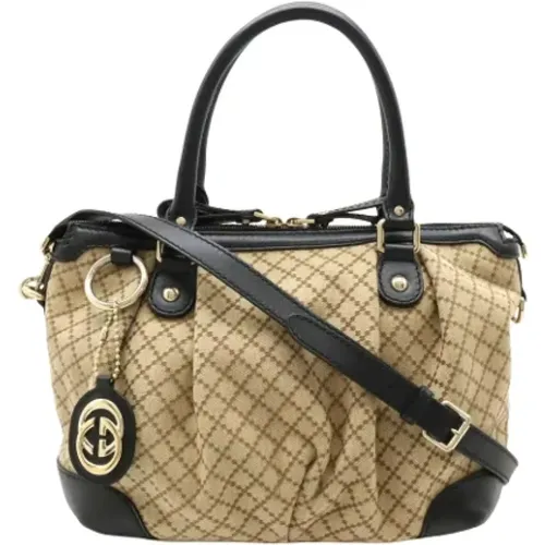 Pre-owned Canvas gucci-bags , female, Sizes: ONE SIZE - Gucci Vintage - Modalova