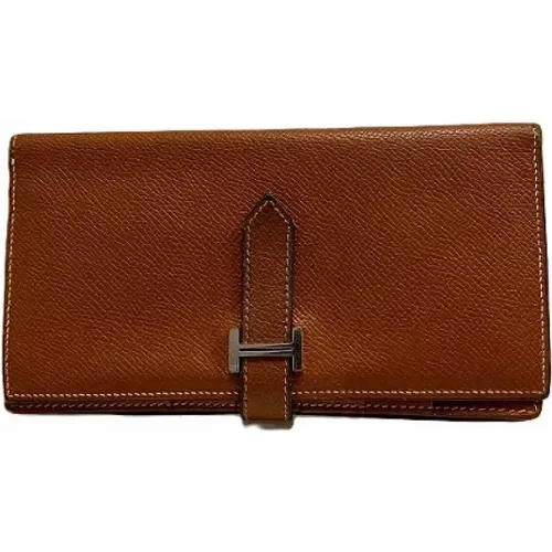 Pre-owned Leather wallets , female, Sizes: ONE SIZE - Hermès Vintage - Modalova