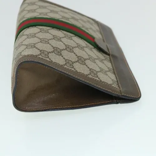 Pre-owned Canvas clutches , female, Sizes: ONE SIZE - Gucci Vintage - Modalova