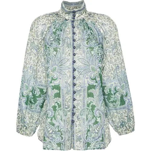 Paisley Print Bluse , Damen, Größe: XS - Zimmermann - Modalova