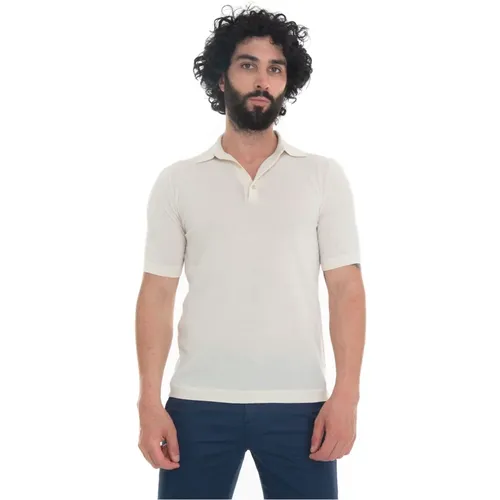Slim Fit Jersey Polo Shirt , Herren, Größe: S - Hindustrie - Modalova