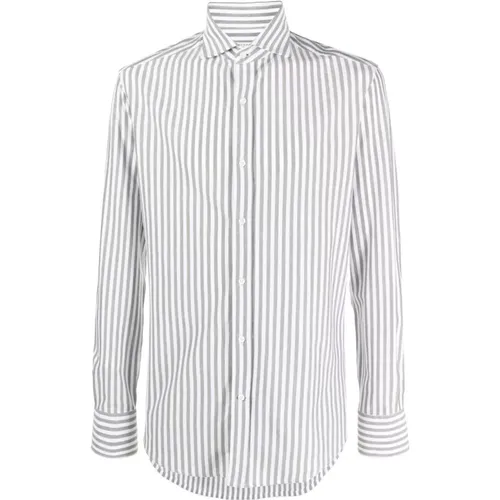 Striped Shirt , male, Sizes: XL, 2XL - BRUNELLO CUCINELLI - Modalova