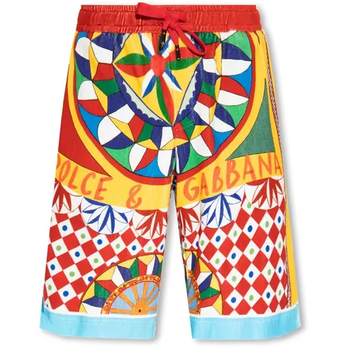 Baumwollshorts , Herren, Größe: S - Dolce & Gabbana - Modalova