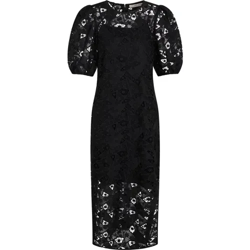 Floriane Lace Dress Elegant O-neck , female, Sizes: 2XL, S - RUE de Femme - Modalova