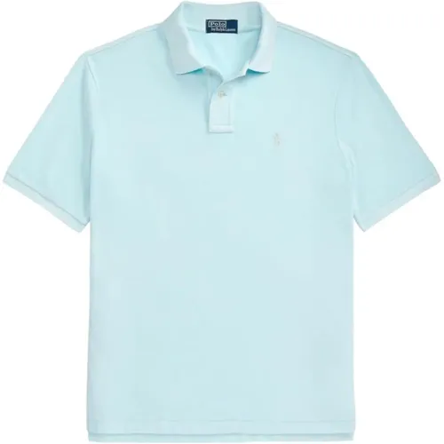 Blaues Poloshirt , Herren, Größe: S - Ralph Lauren - Modalova