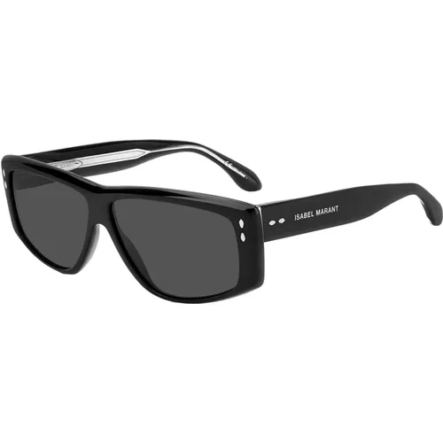 Schwarze/Graue Sonnenbrille , Damen, Größe: 61 MM - Isabel marant - Modalova