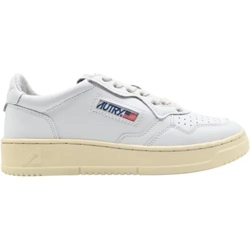 Sneakers in Leather Low Top , female, Sizes: 4 UK, 7 UK, 5 UK - Autry - Modalova