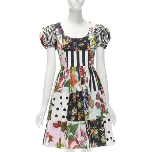 Pre-owned Cotton dresses , female, Sizes: XS - Dolce & Gabbana Pre-owned - Modalova